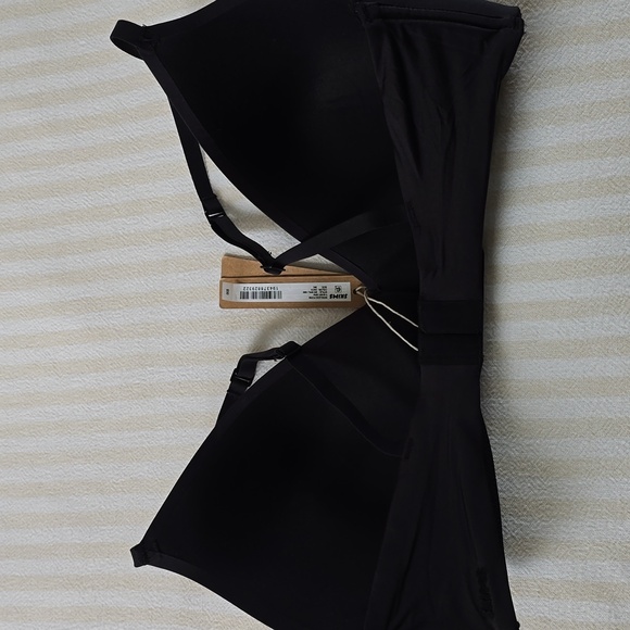 SKIMS Wireless Form Lightly Lined T-Shirt Bra Size:36C Onyx - Picture 2 of 5